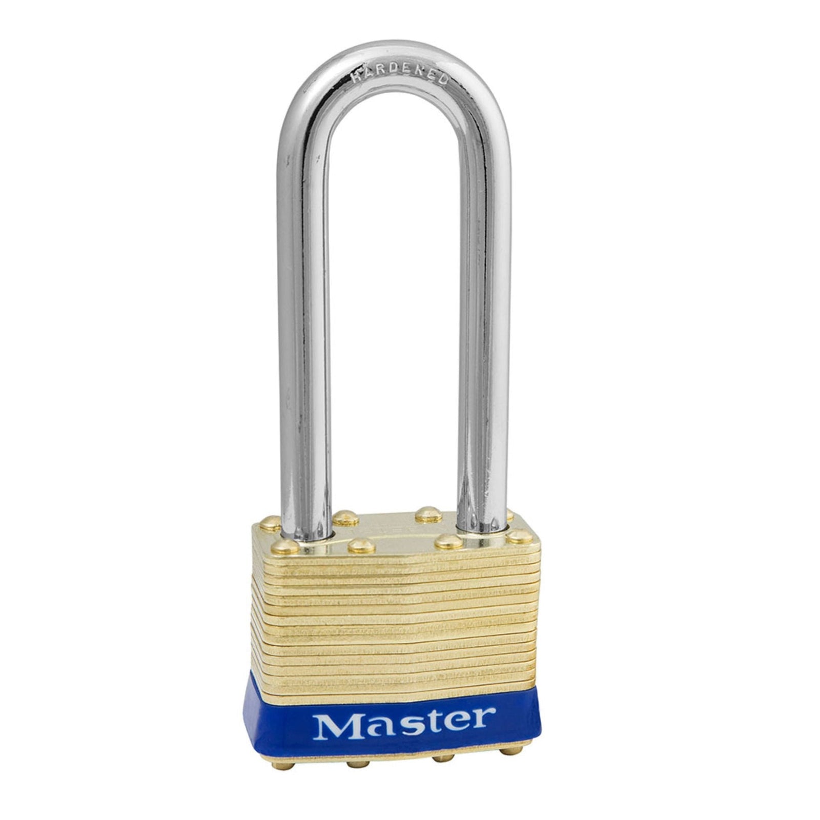 Master Lock 2NKALJ 0323 Bump Stop Padlock Set-of-5 Brass Locks - The Lock Source