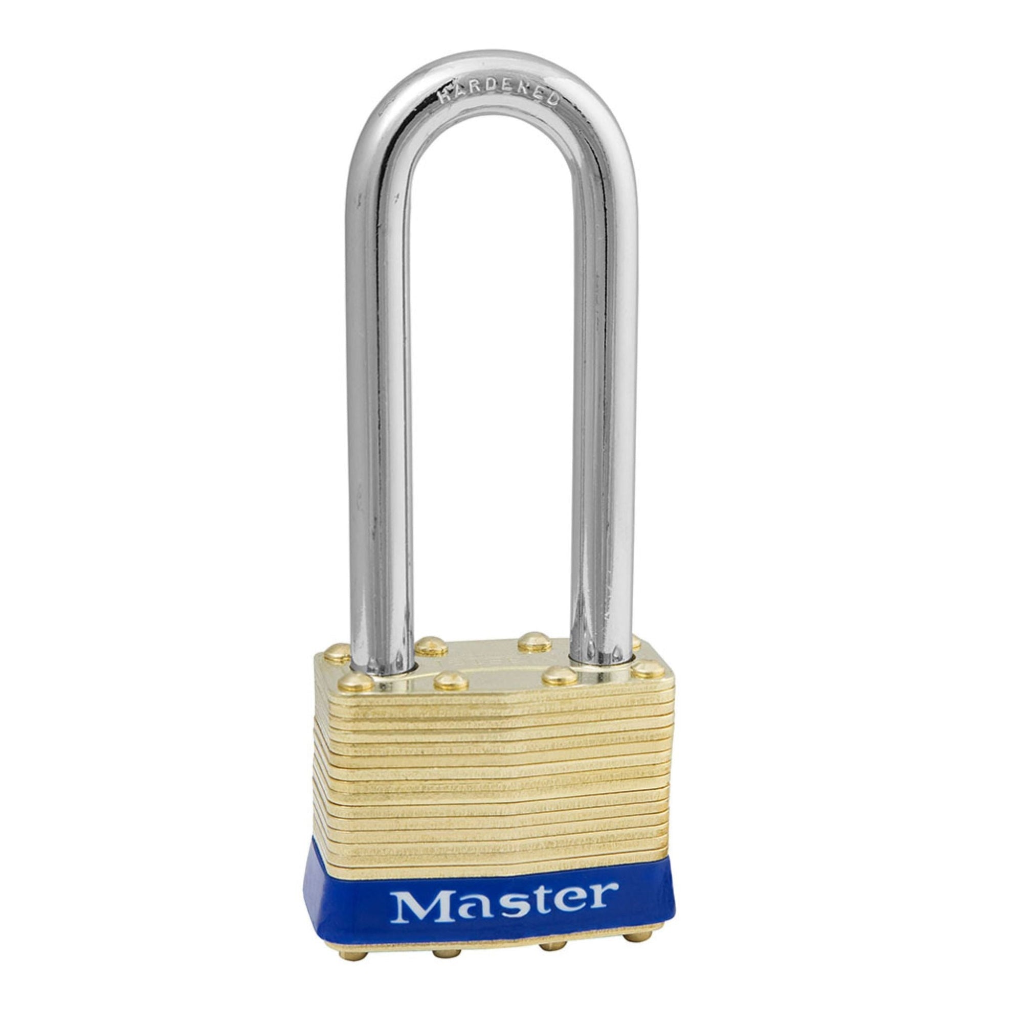 Master Lock 2NKALJ 0323 Bump Stop Padlock Set-of-5 Brass Locks - The Lock Source