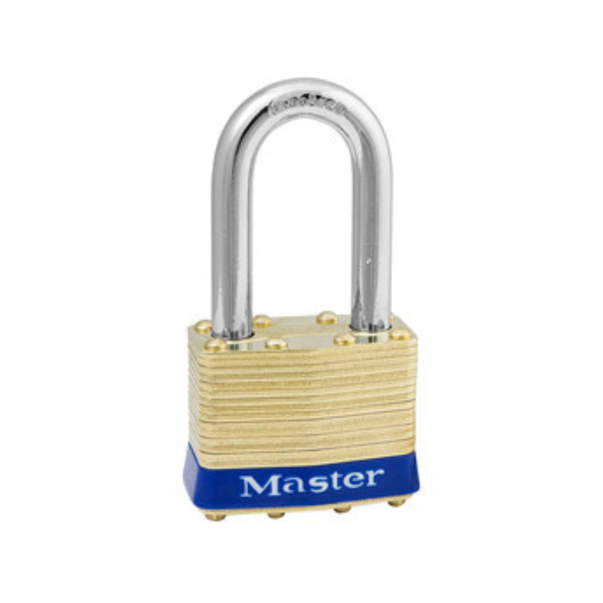 Master Lock No. 2NLF Series Locks Laminated Brass Commercial Grade Padlocks 2KALF & 2MKLF Locks with 1-1/2" Shackle and Bump Cylinders - The Lock Source