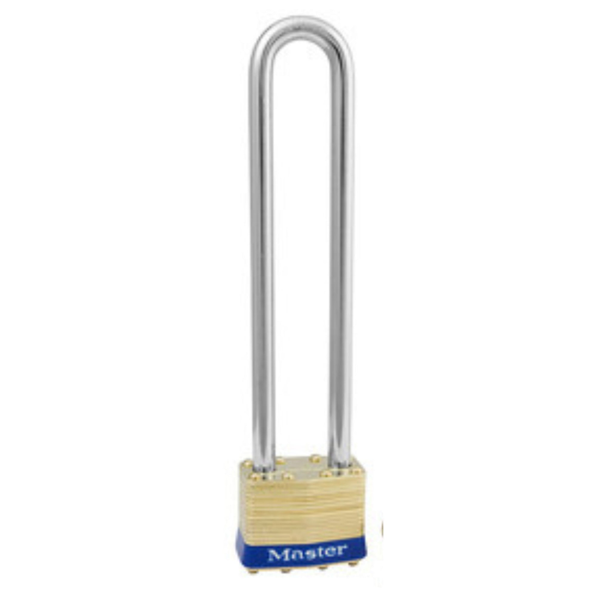Master Lock No. 2NLN Series Locks Laminated Brass Commercial Grade Padlocks 2KALN & 2MKLN Locks with 5-Inch Shackle and Bump Stop Locking - The Lock Source
