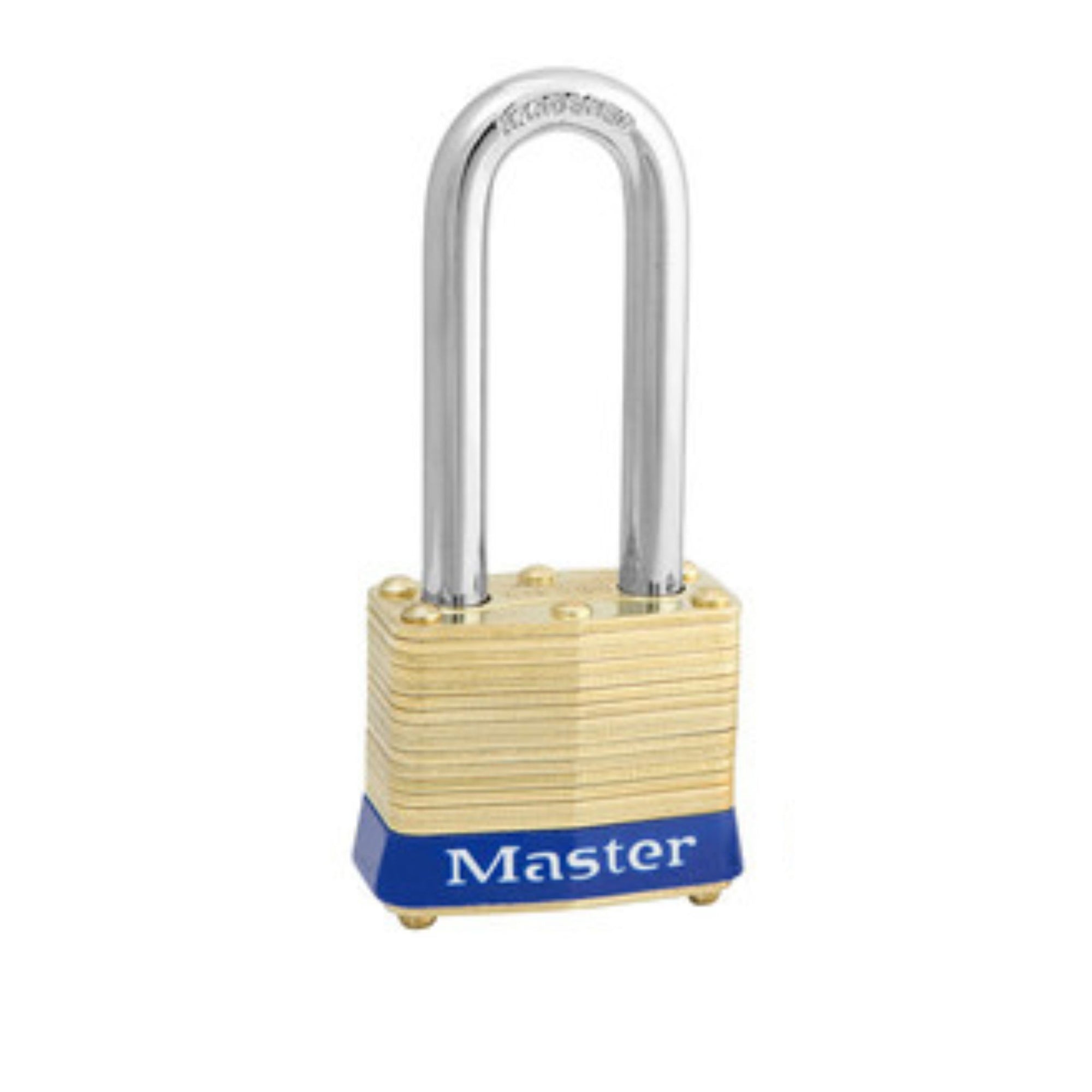 Master Lock No. 4NLH Series Lock Laminated Brass Pin Tumbler Padlocks with 2-Inch Shackle and Bump Stop Cylinders - The Lock Source