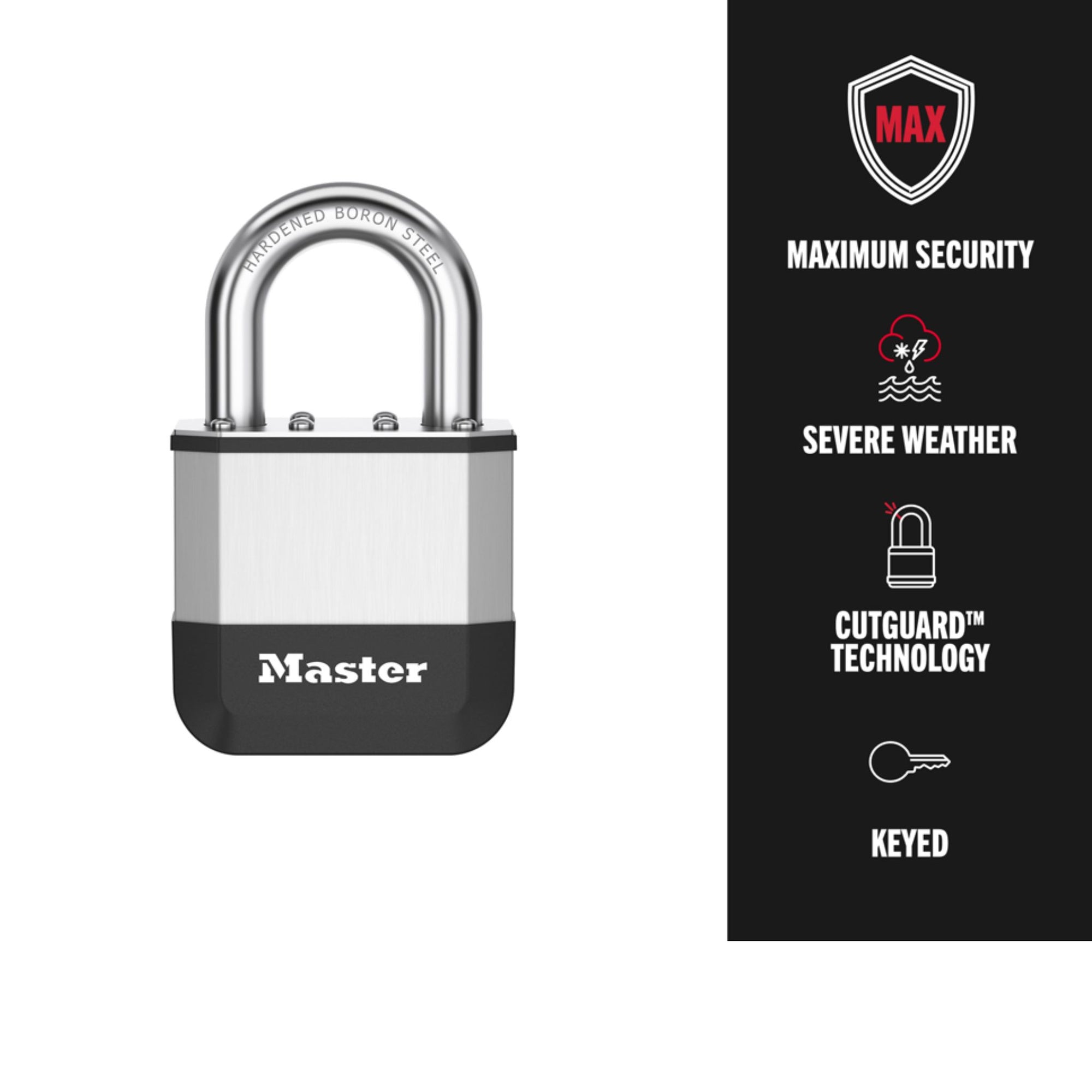 Master Lock No. PK5 Series Elite Heavy Duty Padlock Features Maximum Cut Security - The Lock Source