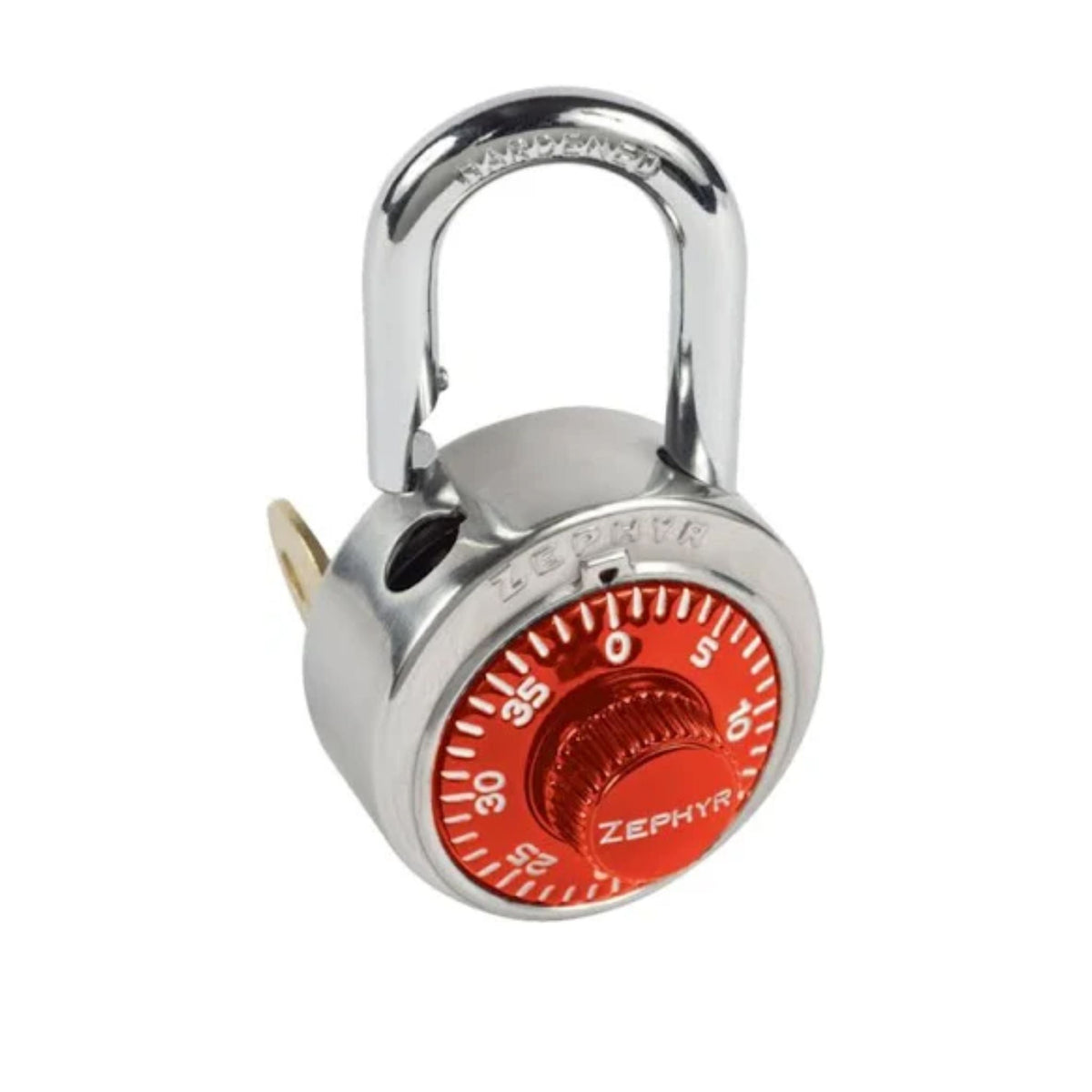 Zephyr Lock 1925RED-831 RED Locker Lock With Key Control Matched to Existing Key Number KA831 - The Lock Source