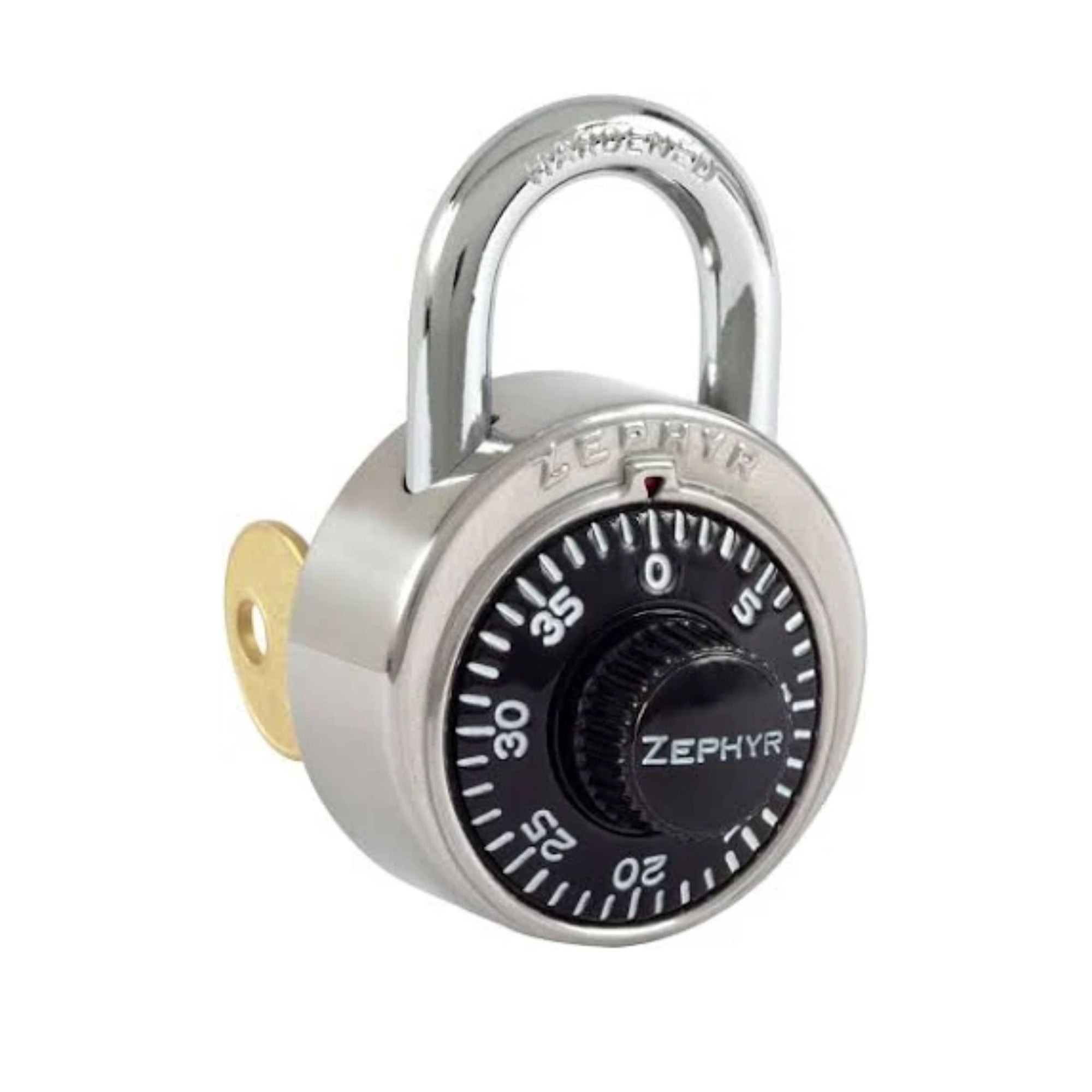 Zephyr Lock 1925 Locker Lock With Key Control For Supervisory Access Matched to Existing Key Nummbers - The Lock Source3-Digit Dialing (Black Dial) With Control Key Override for Supervisory Access - The Lock Source