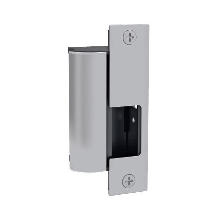 HES 1006CAS-2-F-630 Satin Stainless Steel Electric Strike Smart Complete Pacs for Locks with Deadbolts - The Lock Source