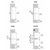 HES 1DB-BSP Faceplate Kits for 1500 & 1600 Series Electric Strikes - The Lock Source