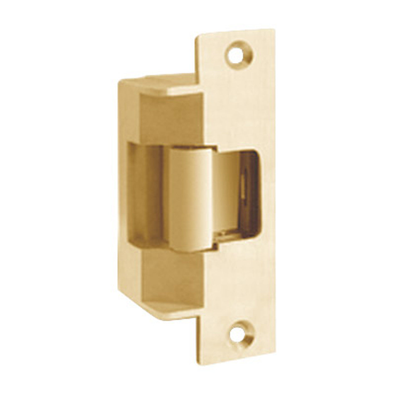 HES 7501-606 Fire Rated Electric Strike for Preload Doors Satin Brass Strikes - The Lock Source