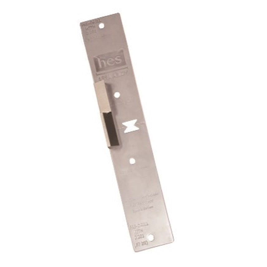 The HES 9000-MTK Metal Template Installation Kit is for installing the HES 9400, 9500, 9600, 9700, and 9800 surface mounted electric strikes. Magnetic backing.