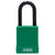Abus 76/40 Green  Safety Lock Lightweight Aluminum Core Lockout Tagout Padlocks - The Lock Source