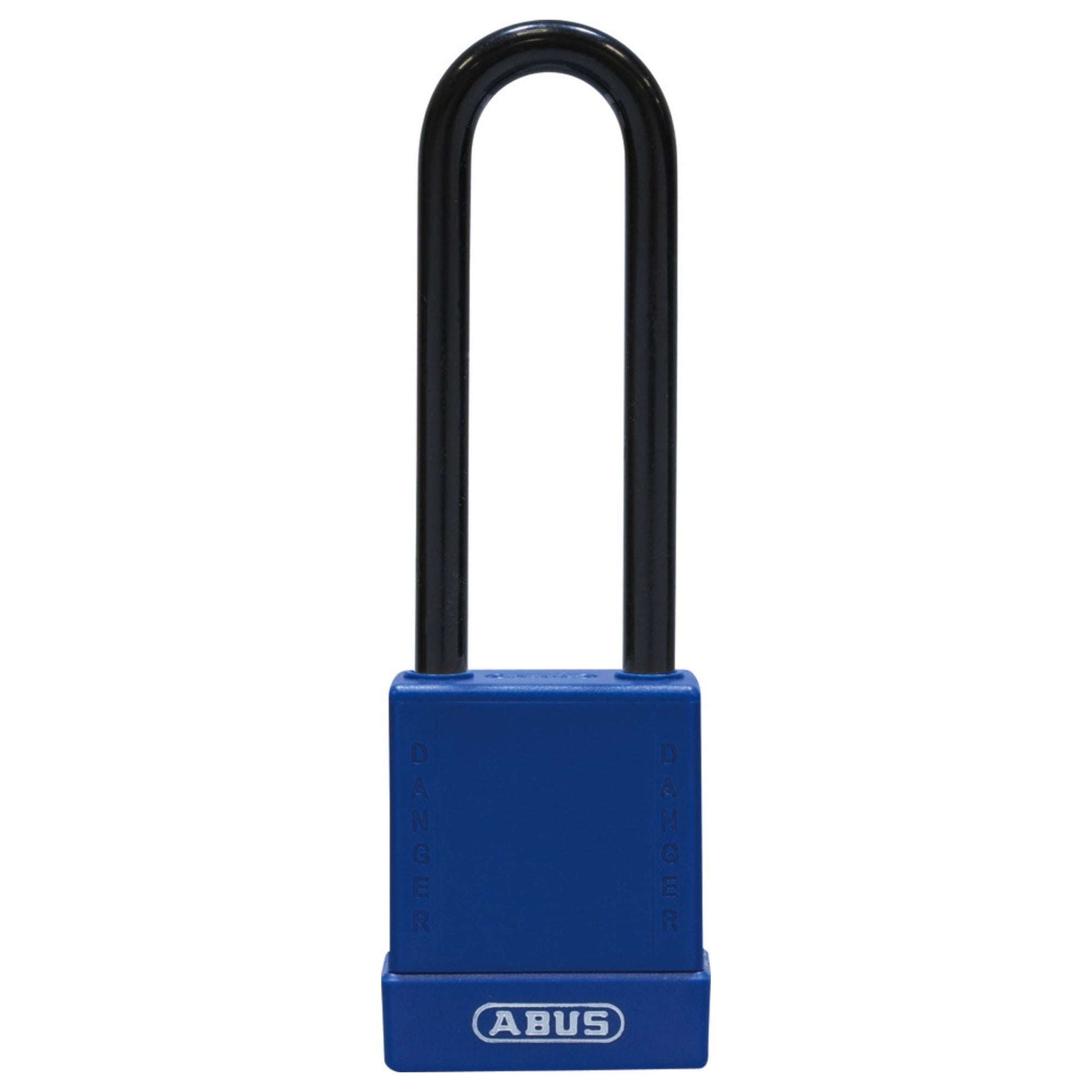 Abus 76/40 Blue Safety Lock Lightweight Aluminum Core Lockout Tagout Padlocks with 1-Inch Shackle - The Lock Source
