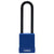 Abus 76/40 Blue Safety Lock Lightweight Aluminum Core Lockout Tagout Padlocks with 1-Inch Shackle - The Lock Source