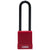 Abus 76/40 Red Safety Lock Lightweight Aluminum Core Lockout Tagout Padlocks with 1-Inch Shackle - The Lock Source