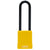 Abus 76/40 Yellow Safety Lock Lightweight Aluminum Core Lockout Tagout Padlocks with 1-Inch Shackle - The Lock Source