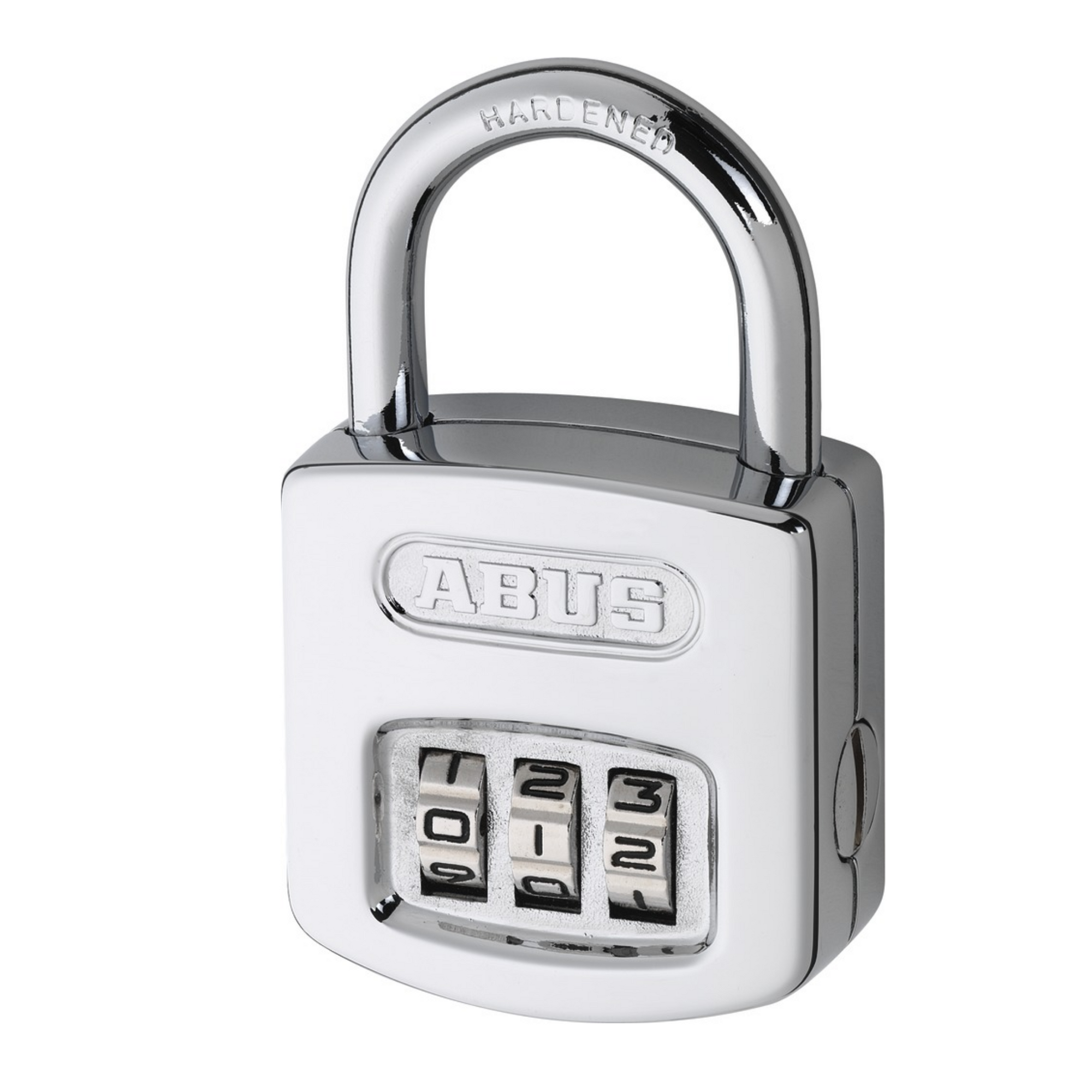Abus 160/40 Lock Chrome 3-Digit Combination Padlocks - The Lock Source