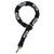 Abus 2.5-Foot Pre-Cut Chain with Loop & Fitted Sleeve, 1/2" Thick Chains (12KS) - The Lock Source