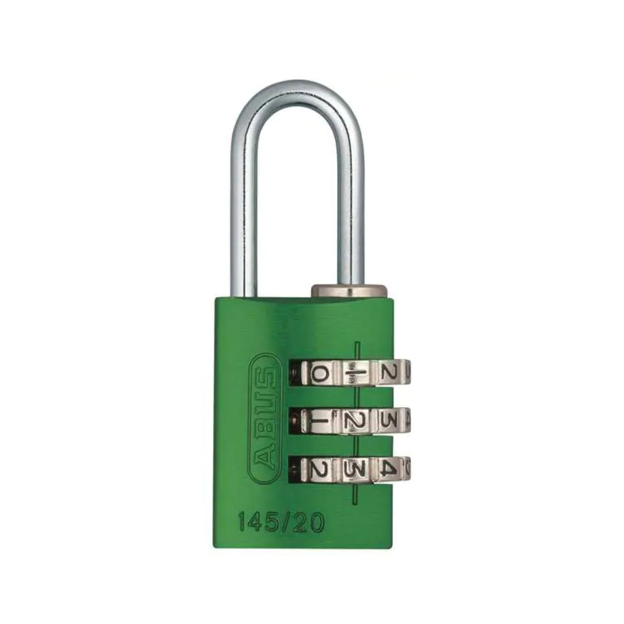 Abus 145/20 Green Combination Luggage Padlock - The Lock Source