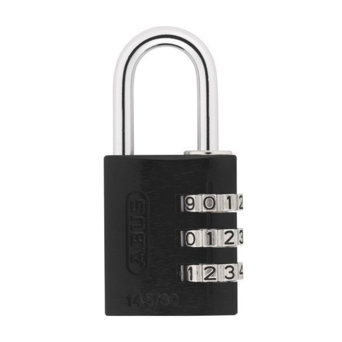 Abus Aluminum 145/30 Black Combination Luggage Locks - The Lock Source
