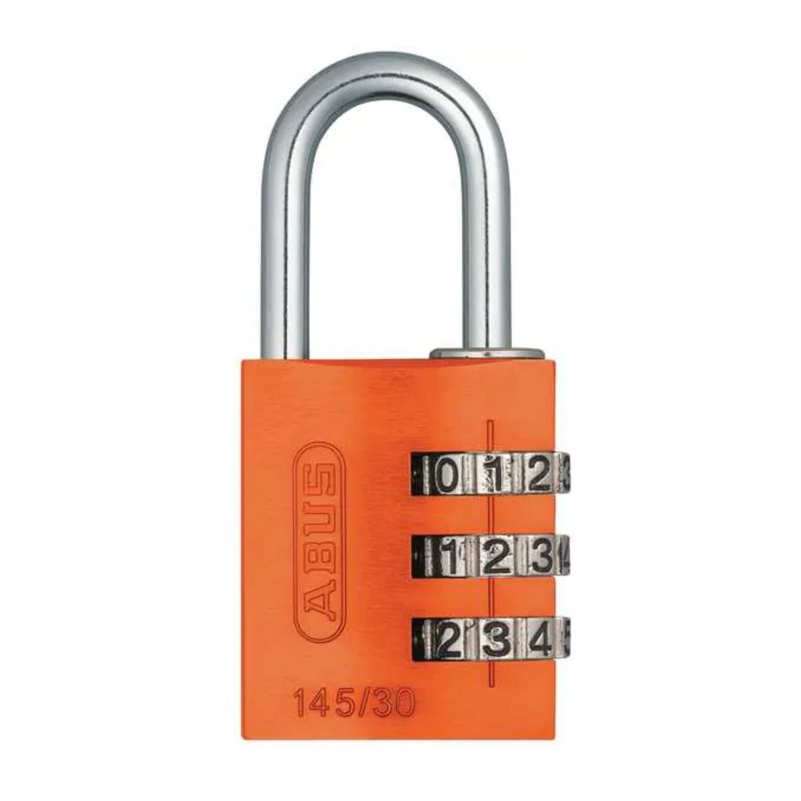 Abus 145/30 Orange Combination Luggage Padlock - The Lock Source