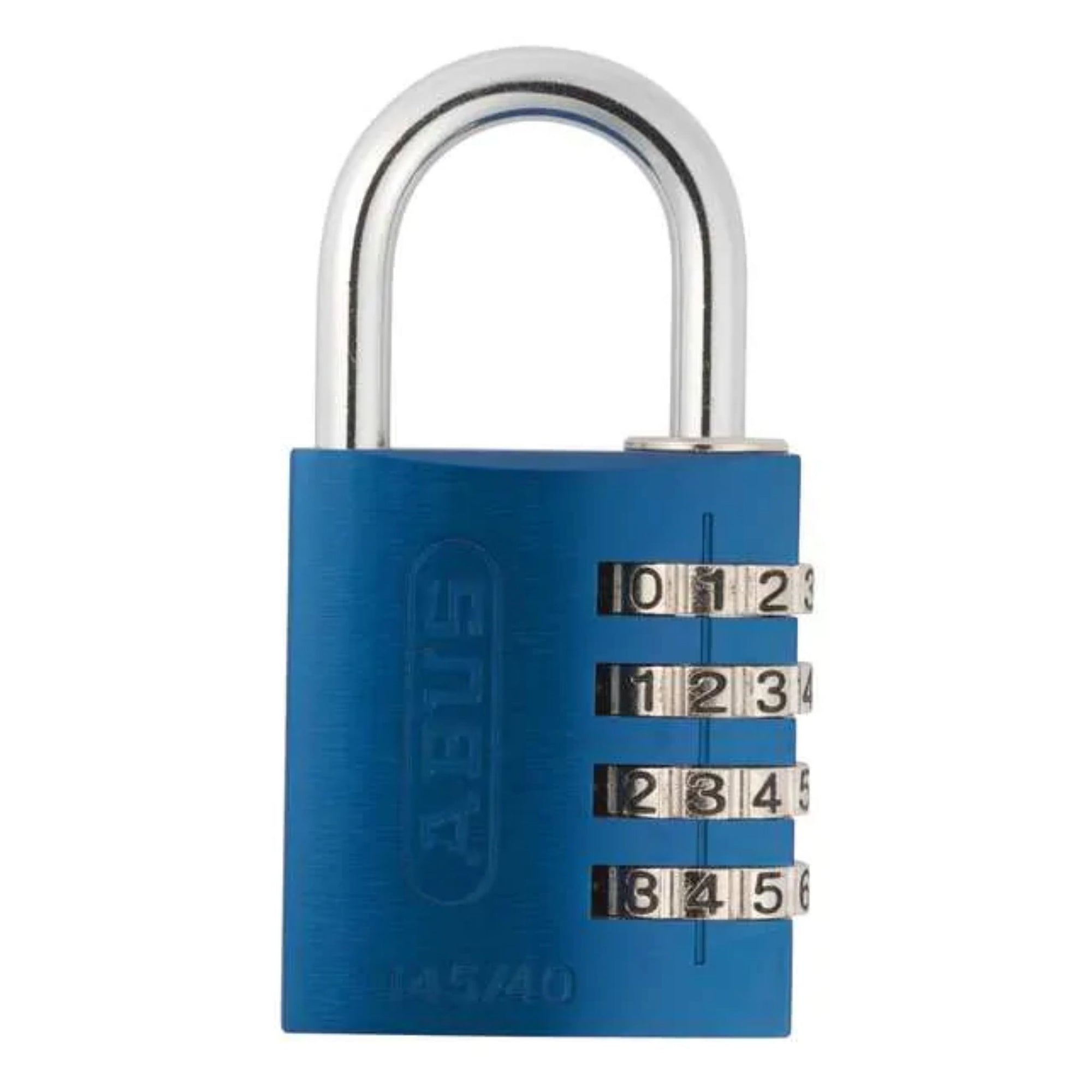 Abus Aluminum 145/40 Blue Combination Luggage Locks - The Lock Source