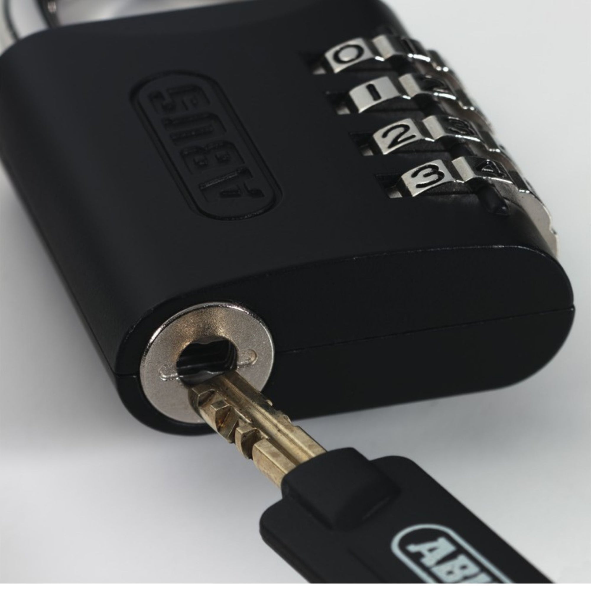Abus 158/45KC Padlock with 4-Digit Resettable Combination and Key Control - The Lock Source