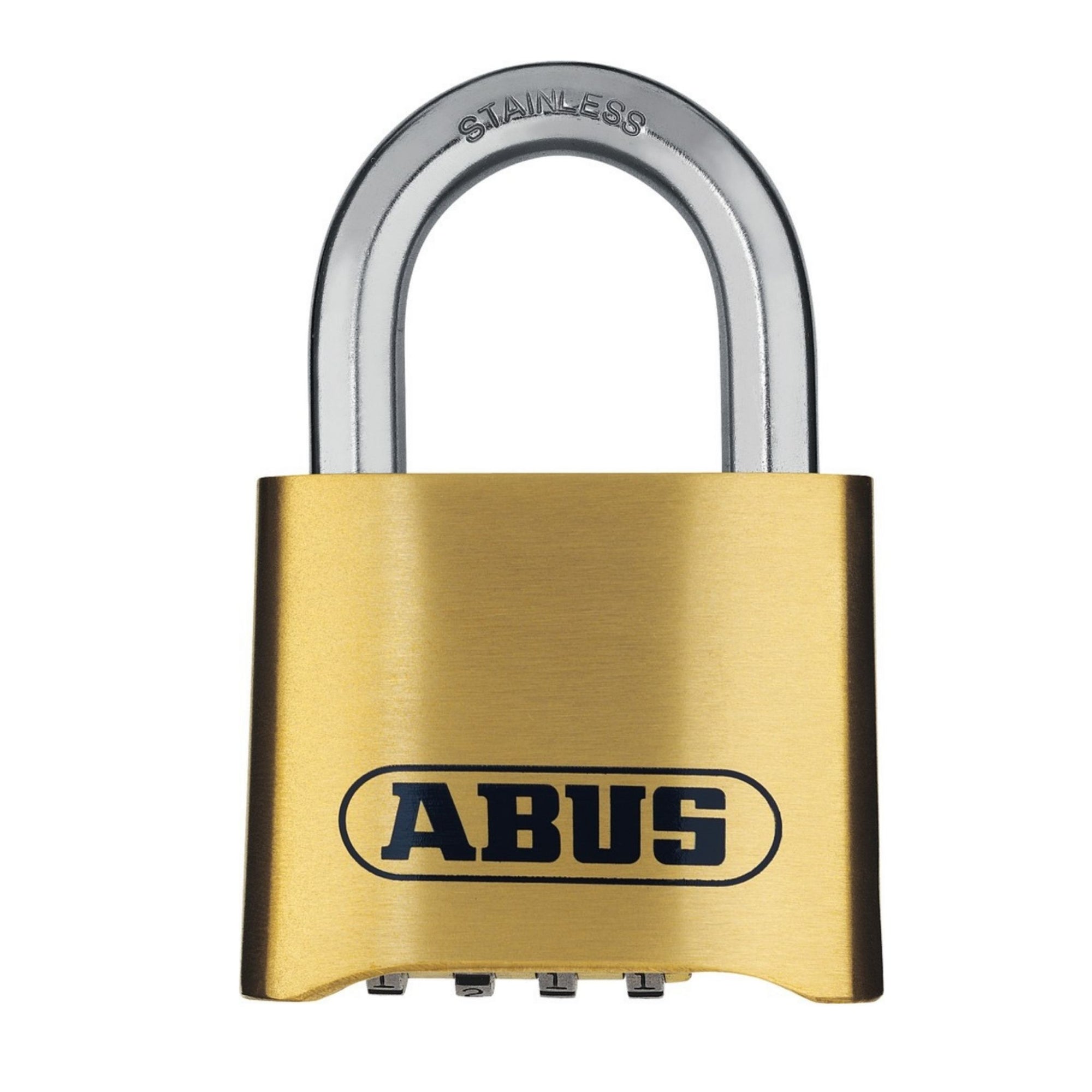 Abus 180IB/50 Brass Combination Padlock - The Lock Source