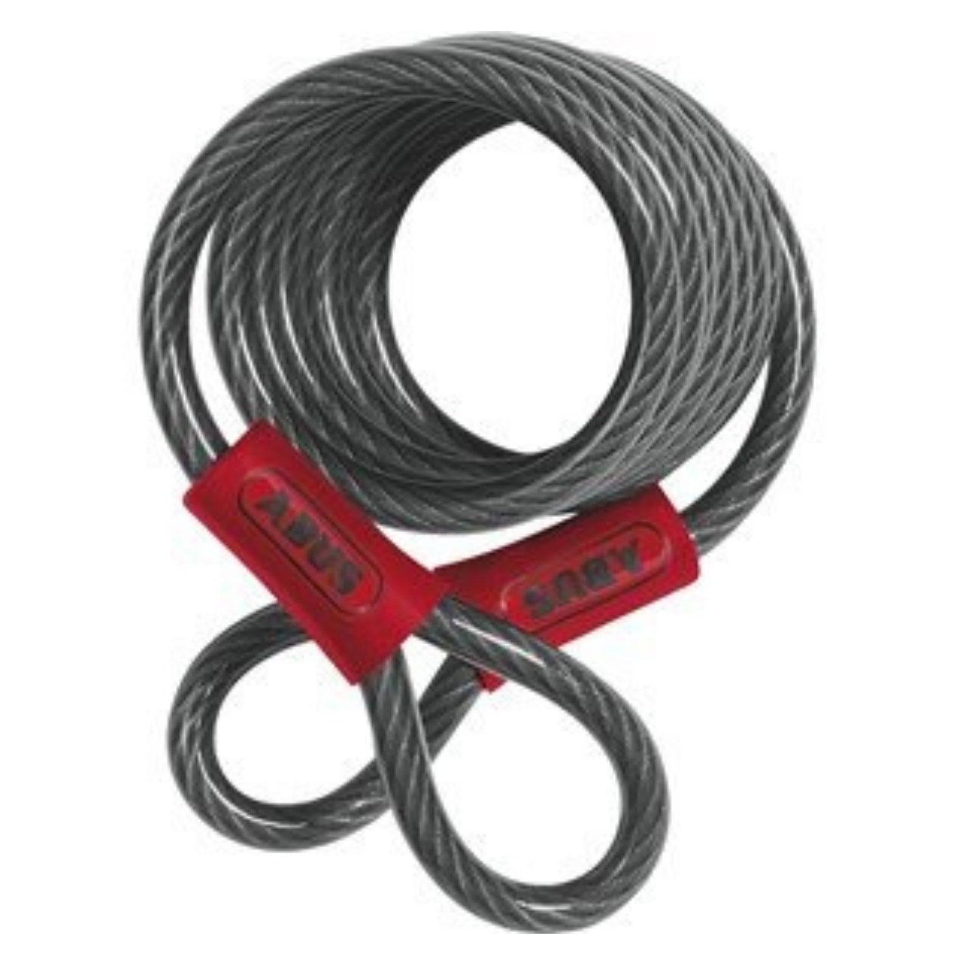 Abus 1850/185 Cobra Coiled Steel Cable 6-Foot Cables - The Lock Source