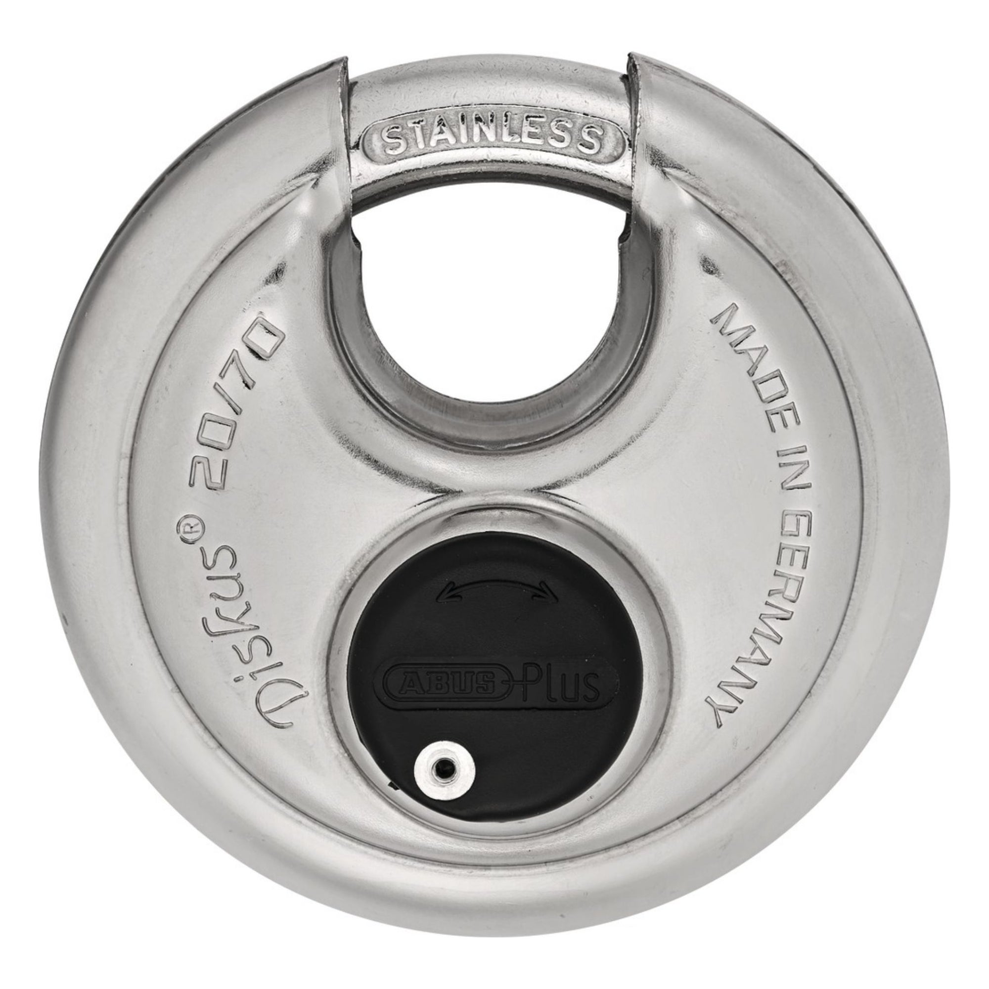 Abus 20/70 MK Diskus Padlock Master Keyed Disk Locks - The Lock Source