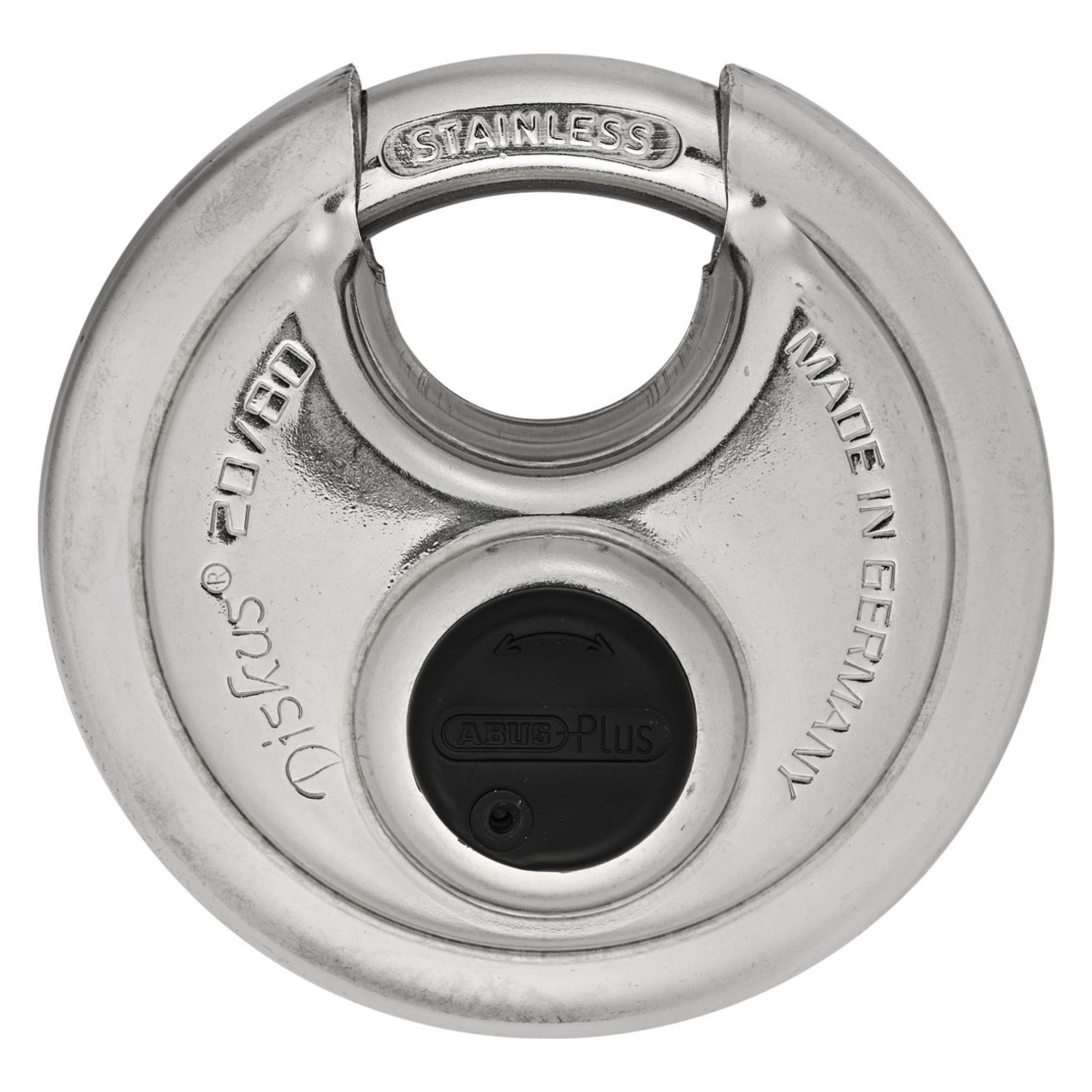 Abus 20/80 KA Diskus Padlock Keyed Alike Disk Locks - The Lock Source