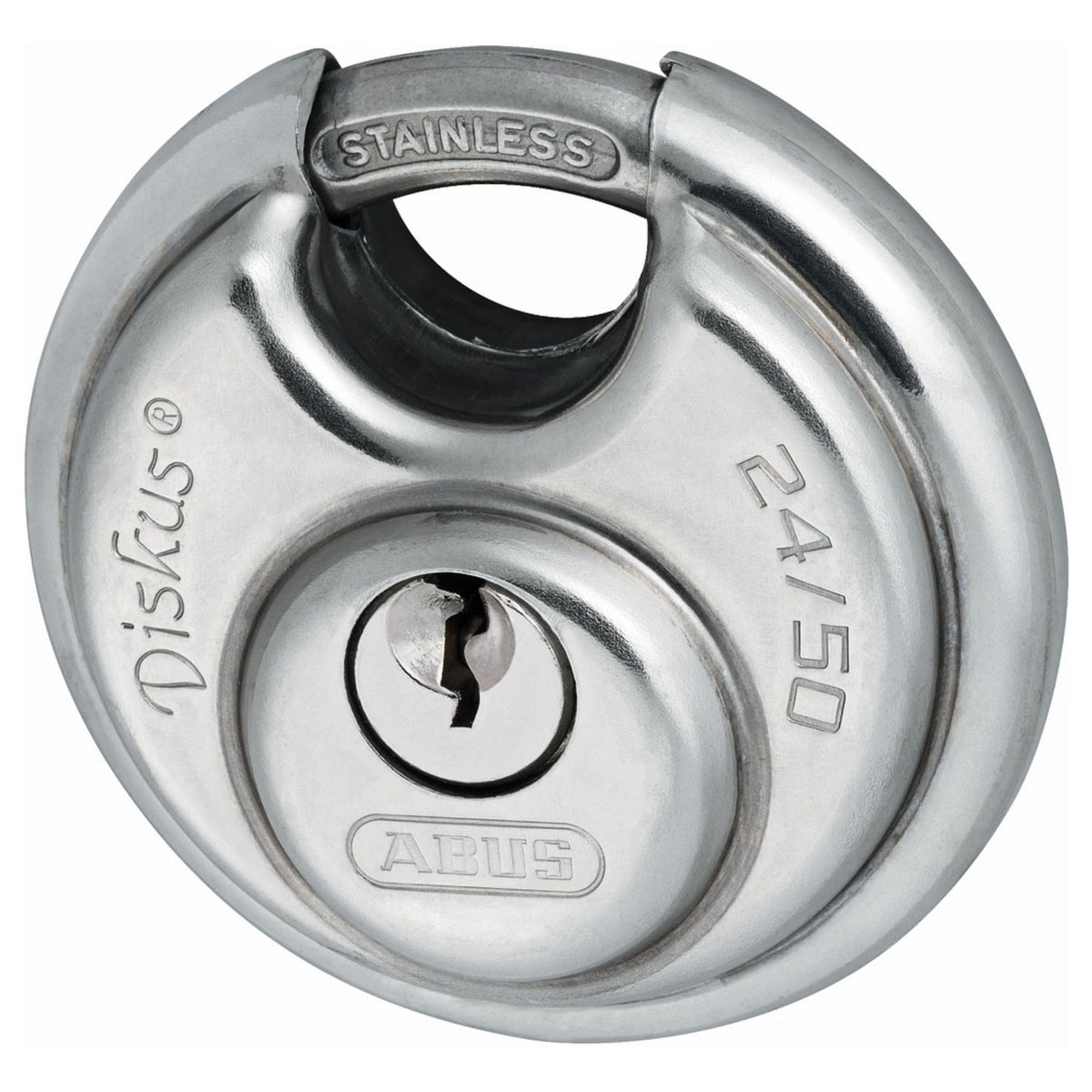 Abus 24IB/50 KA Diskus Lock Weatherproof Disk Padlocks - The Lock Source