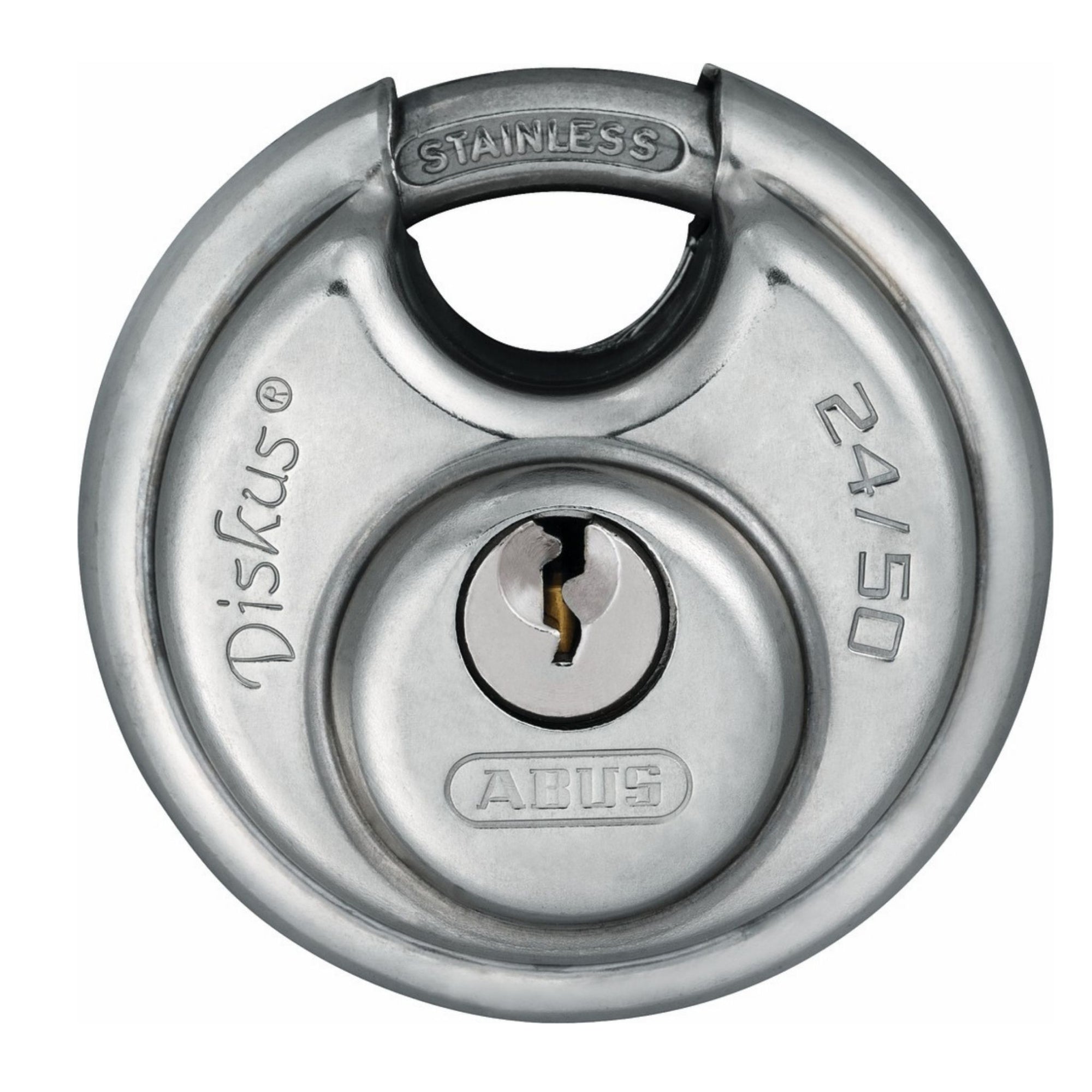 Abus 24IB/50 KA Diskus Lock Weatherproof Disk Padlocks - The Lock Source