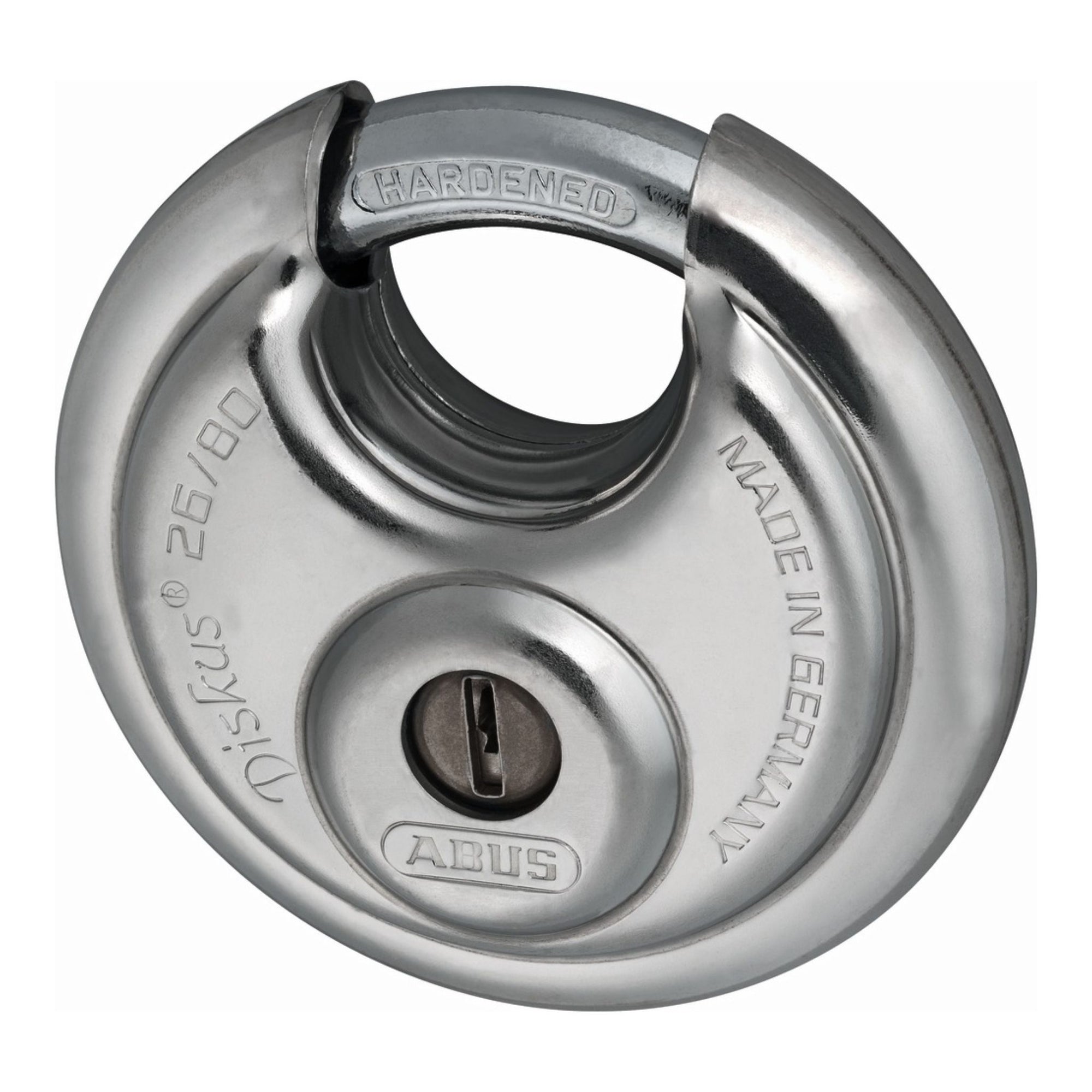 Abus 26/80 KD Diskus Lock Keyed Different Disk Padlocks - The Lock Source