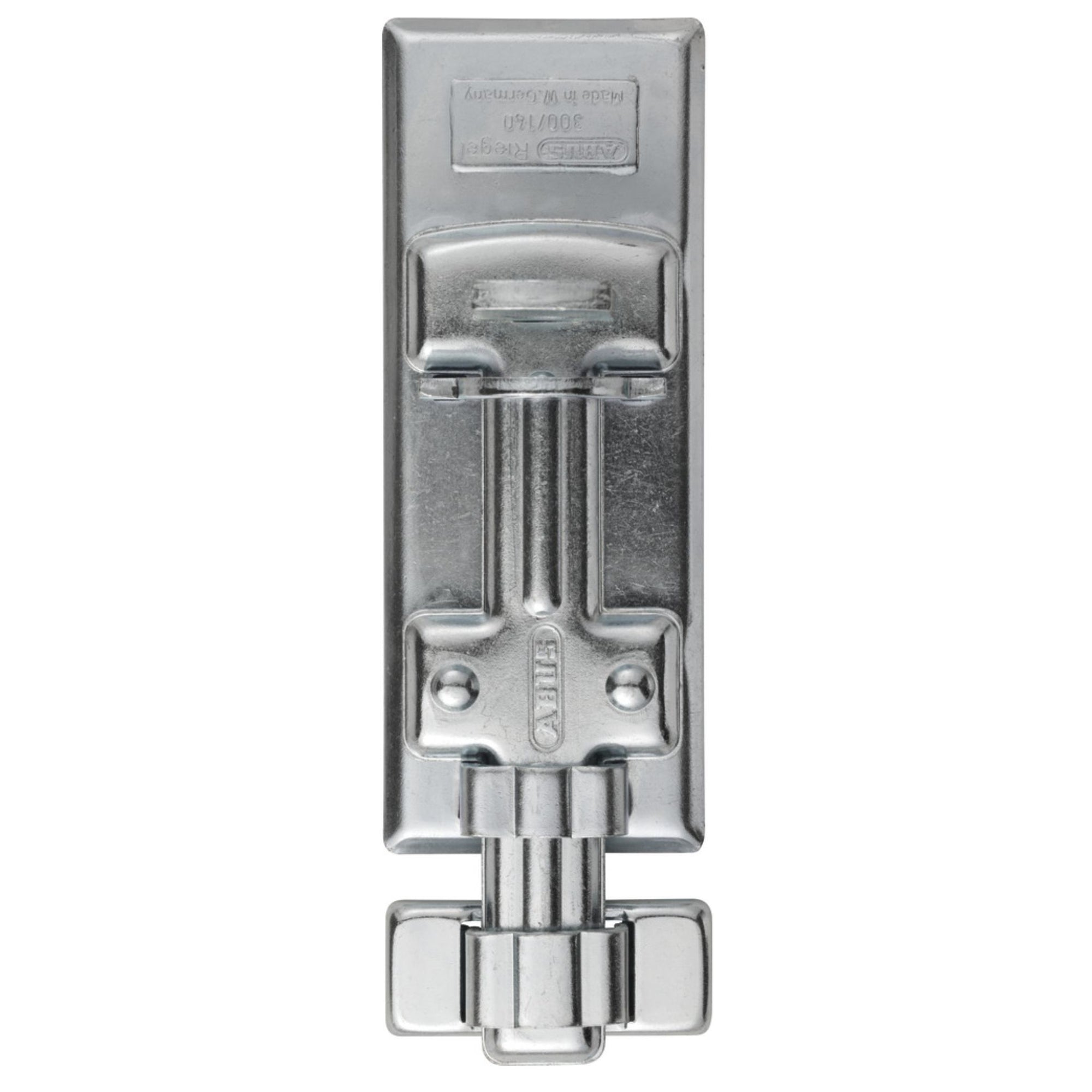Abus 300/140 Barrel Bolt Hasp 5-1/2" Wide Sliding Locking Bolt - The Lock Source