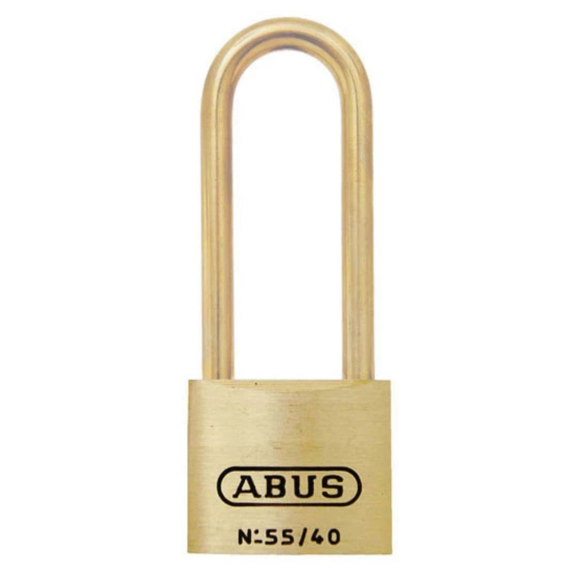 Abus 55MB/40HB63 KA Brass Padlock Keyed Alike Locks with 2-Inch Brass Shackle - The Lock Source