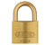 Abus 55MB/40 KD Brass Padlock Keyed Different With Brass Shackle - The Lock Source