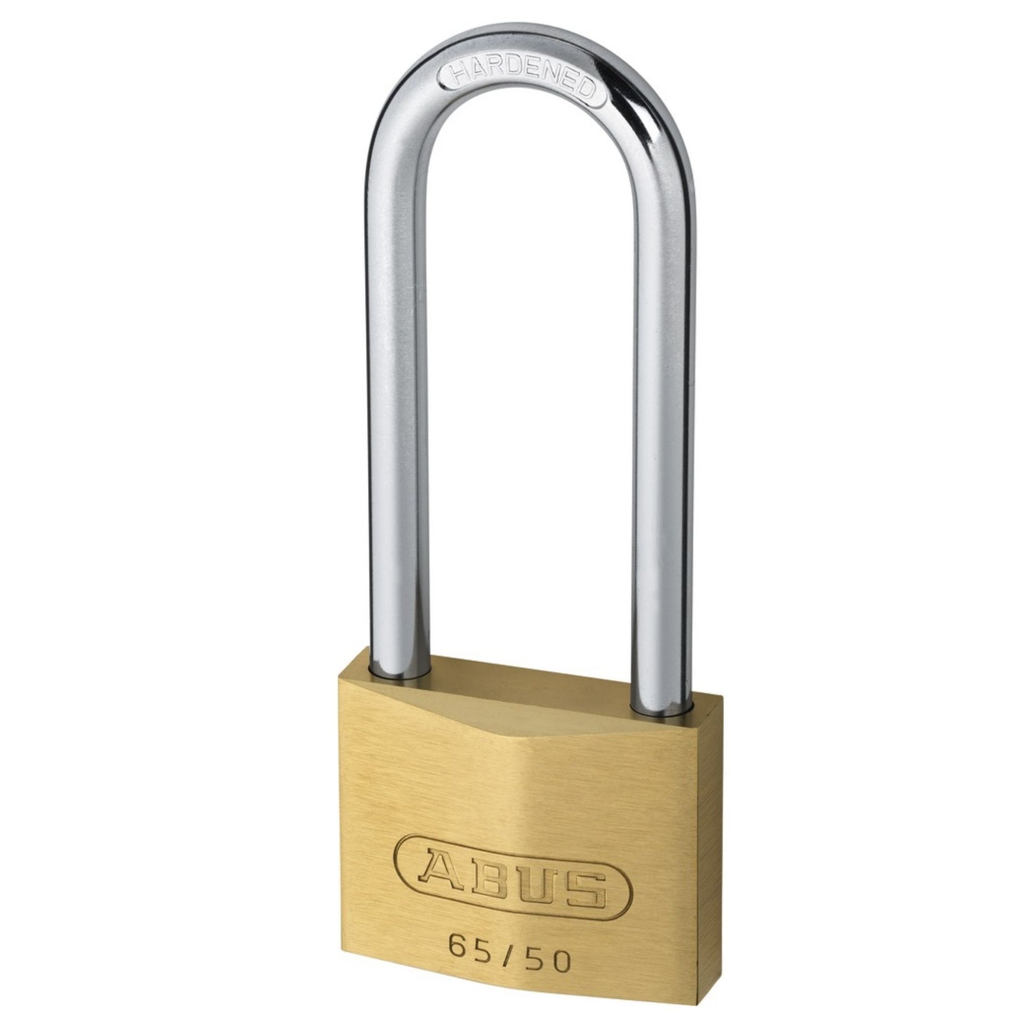 Abus 65/50HB80 KA Locks Traditional Brass Padlocks with 3-Inch Shackle - The Lock Source