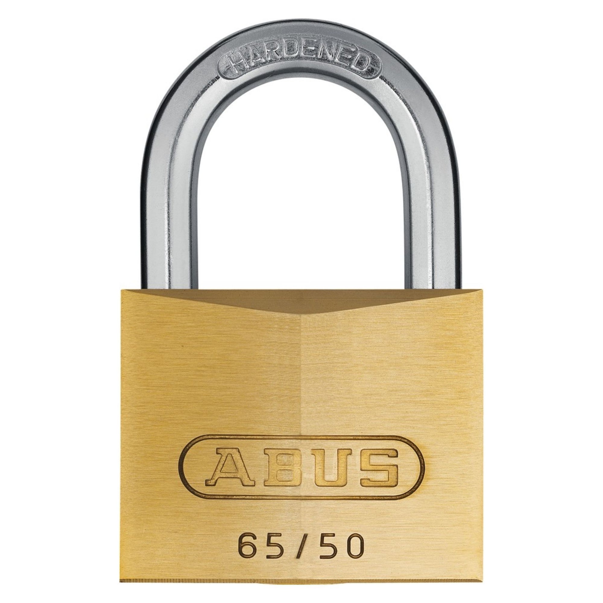 Abus 65/50 KD Brass Padlock Keyed Different Traditional Brass Locks - The Lock Source