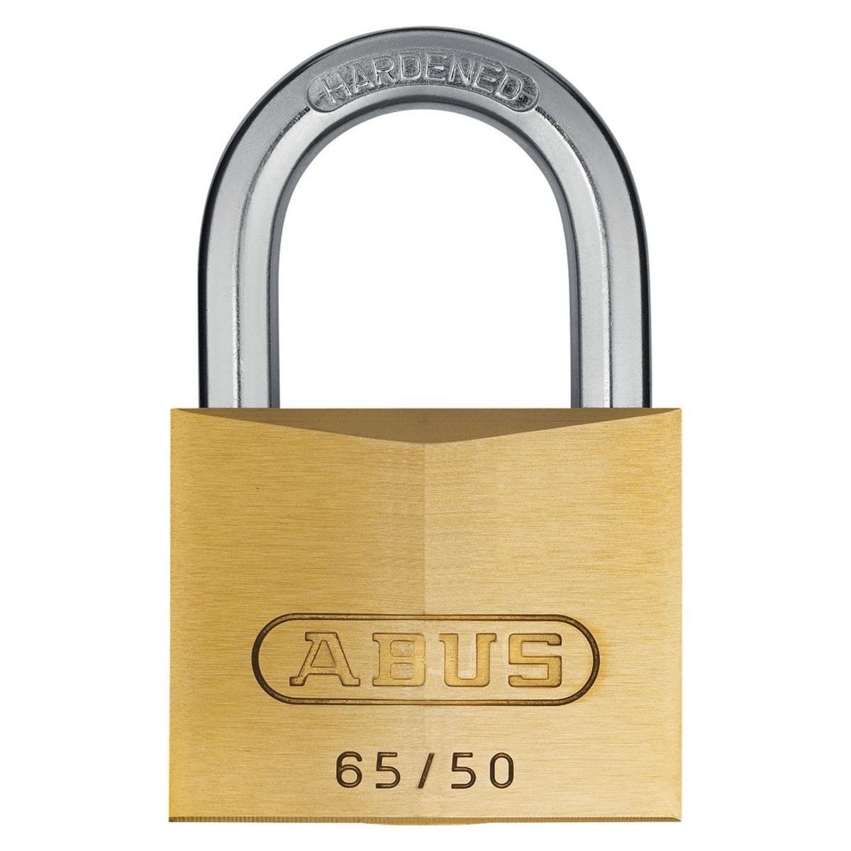 Abus 65/50 KA Brass Padlock Keyed Alike Traditional Brass Locks - The Lock Source