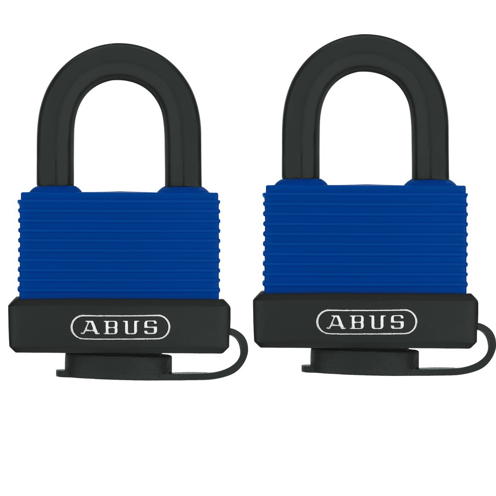 Abus 70IB/45 KAx2 Weatherproof Brass Padlock with Stainless Steel Shackle Keyed Alike in Set-of-2 Locks - The Lock Source