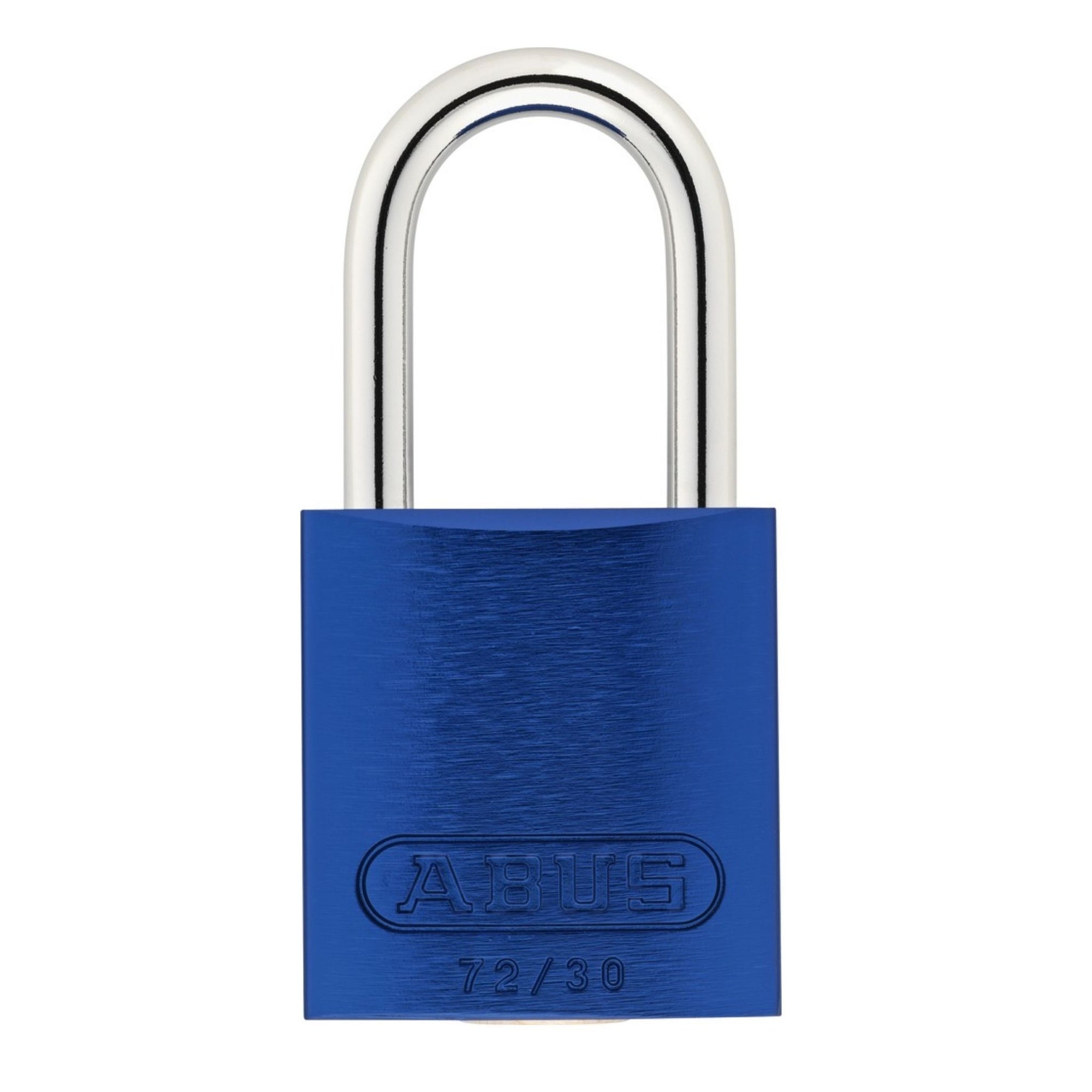 Abus 72/30 KA Blue Aluminum Safety Padlock Keyed Alike Lockout Tagout Locks - The Lock Source