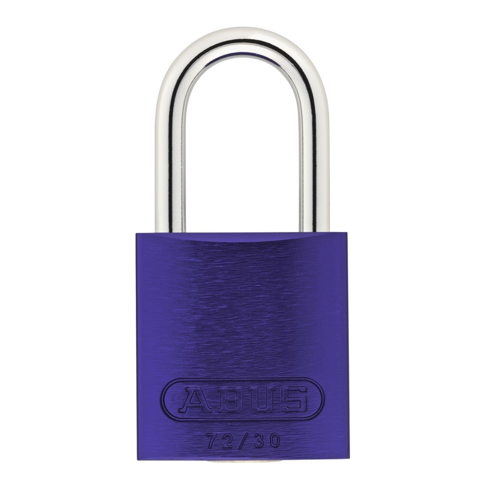 Abus 72/30 KA Purple Aluminum Safety Padlock Keyed Alike Lockout Tagout Locks - The Lock Source