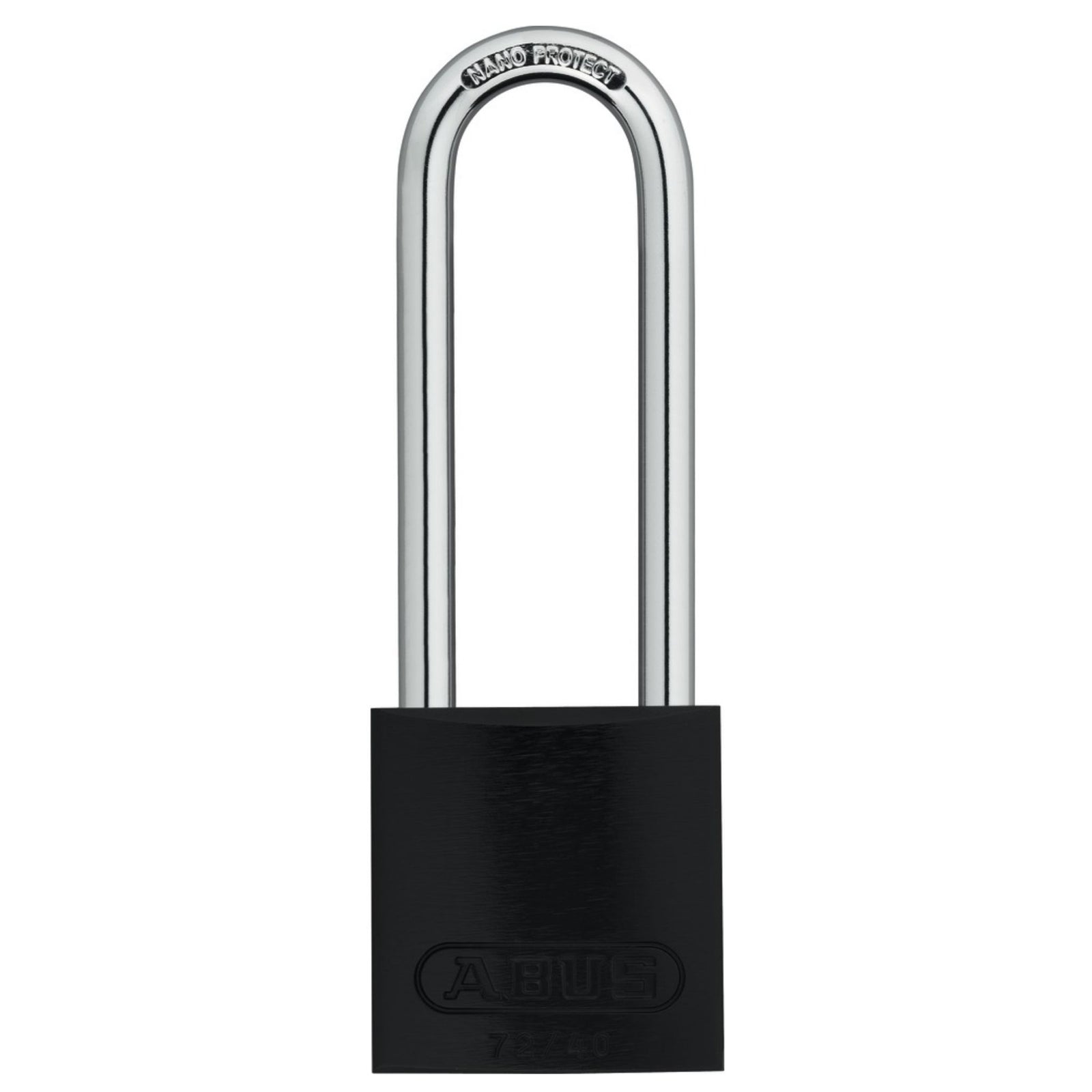 Abus 72/40HB100 MK Black Titalium Safety Padlock with 4" Shackle - The Lock Source