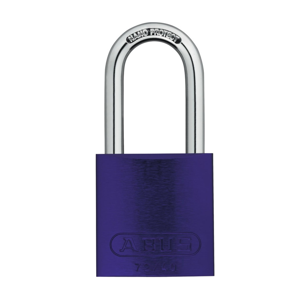 Abus 72/40HB40 KA TT00036 Purple Titalium Safety Padlock with 1-1/2&quot; Shackle, Keyed Alike to Match Existing Key Number KATT00036 - The Lock Source