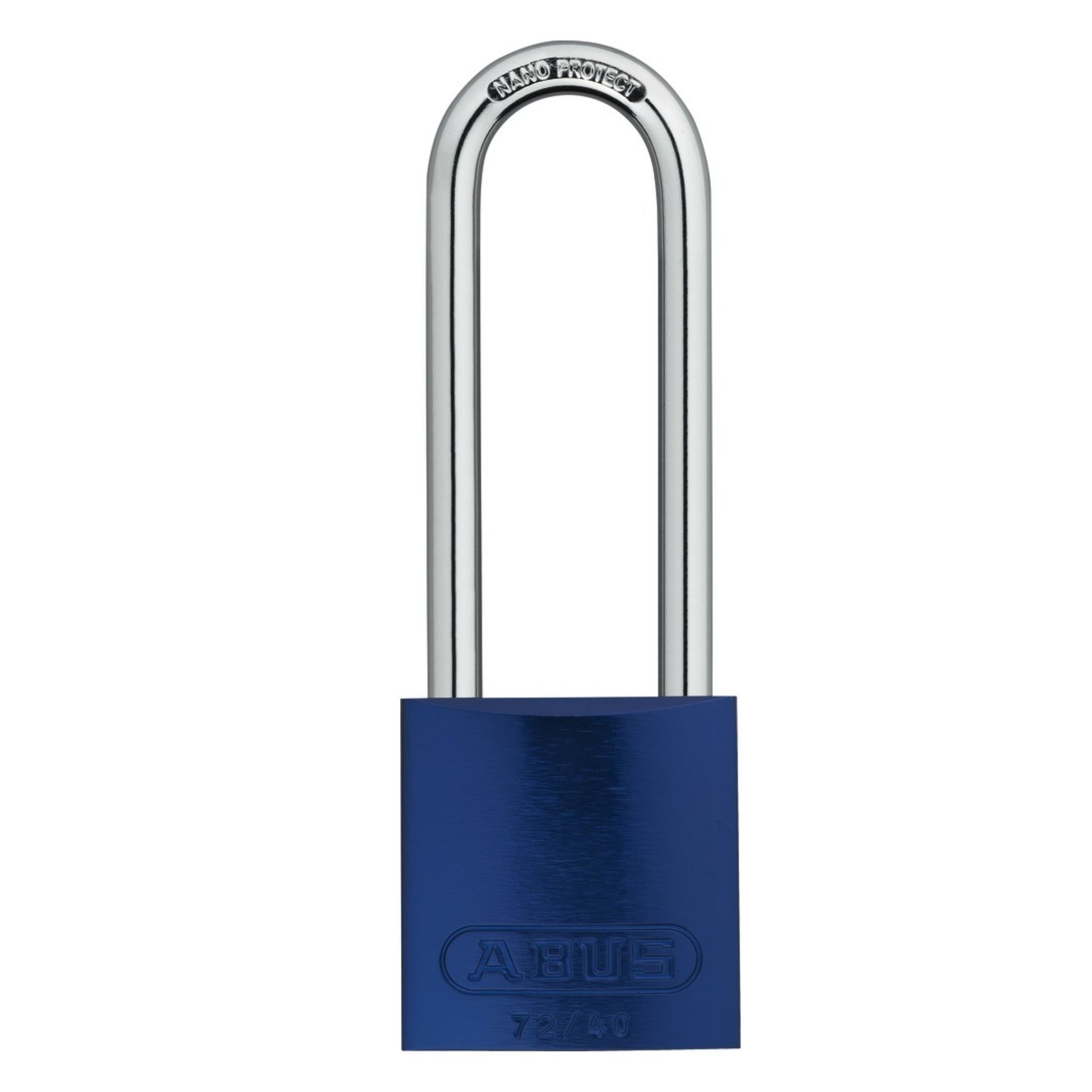 Abus 72/40HB75 KA TT00036 Blue Titalium Safety Padlock with 3-Inch Shackle, Keyed Alike to Match Existing Key Number KATT00036 - The Lock Source