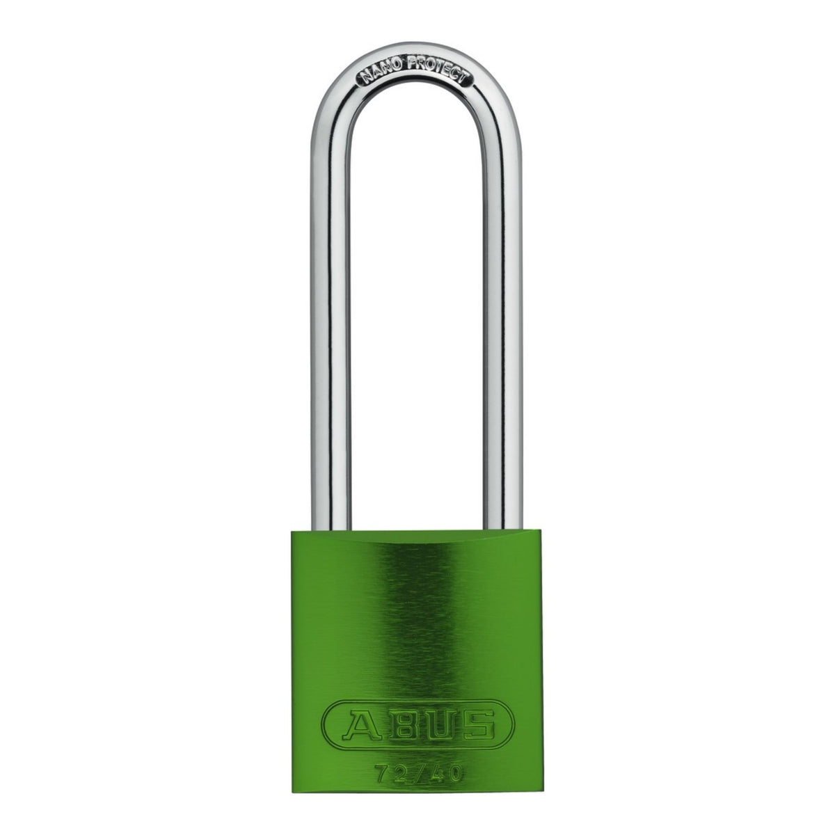 Abus 72/40HB75 KA Green Titalium Safety Padlock with 3-Inch Shackle - The Lock Source