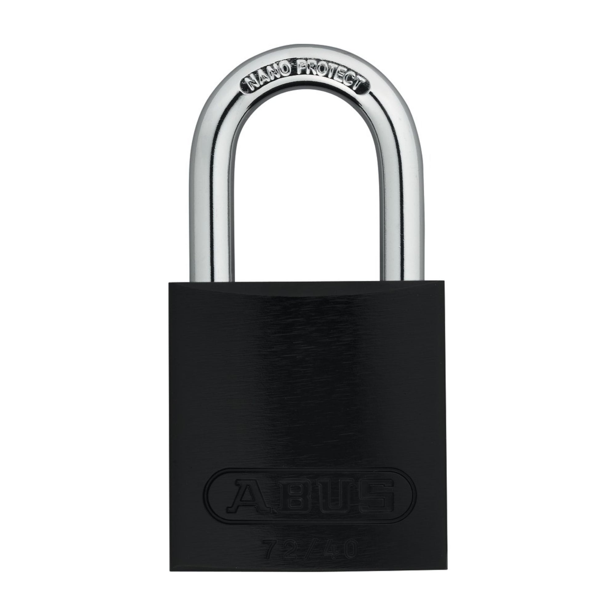 Abus 72/40 KA TT00036 Black Titalium Safety Padlock with 1-Inch Shackle, Keyed Alike to Match Existing Key Number KATT00036 - The Lock Source 