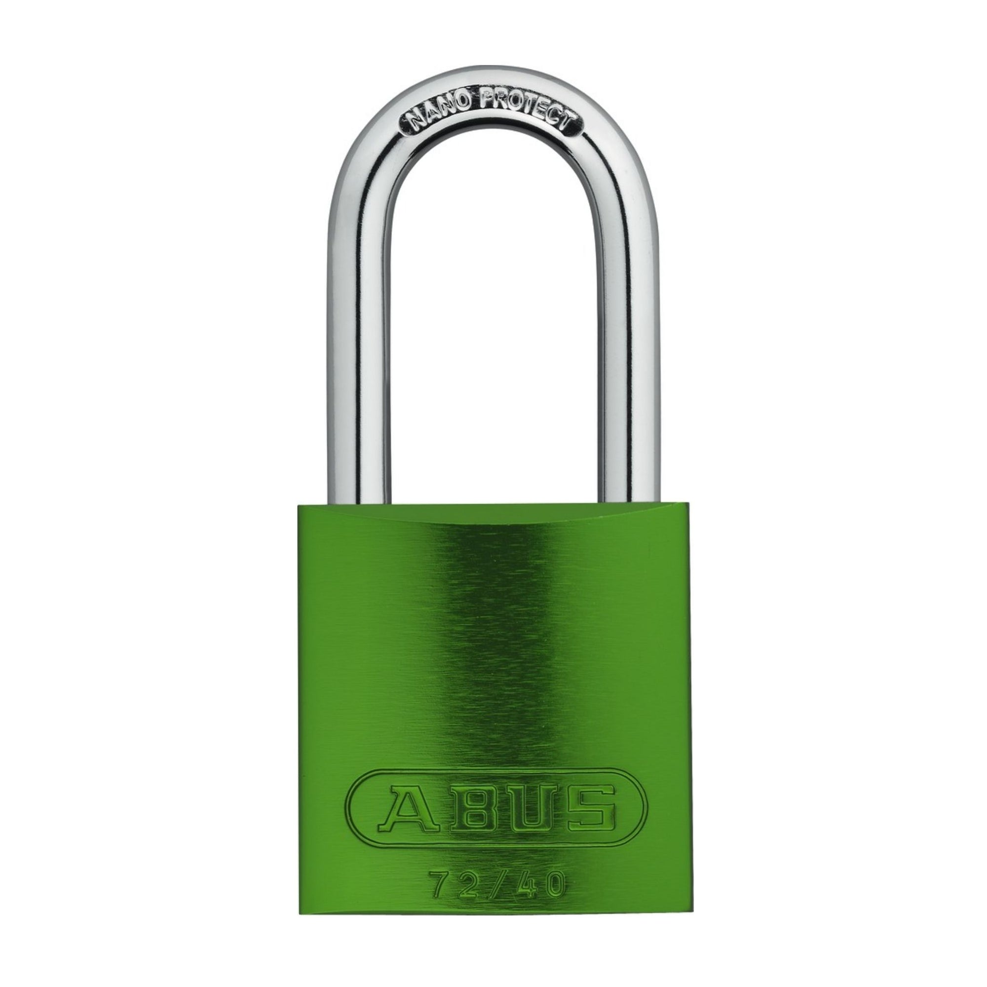Abus 72/40 KA TT00036 Green Titalium Safety Padlock with 1-Inch Shackle, Keyed Alike to Match Existing Key Number KATT00036 - The Lock Source 