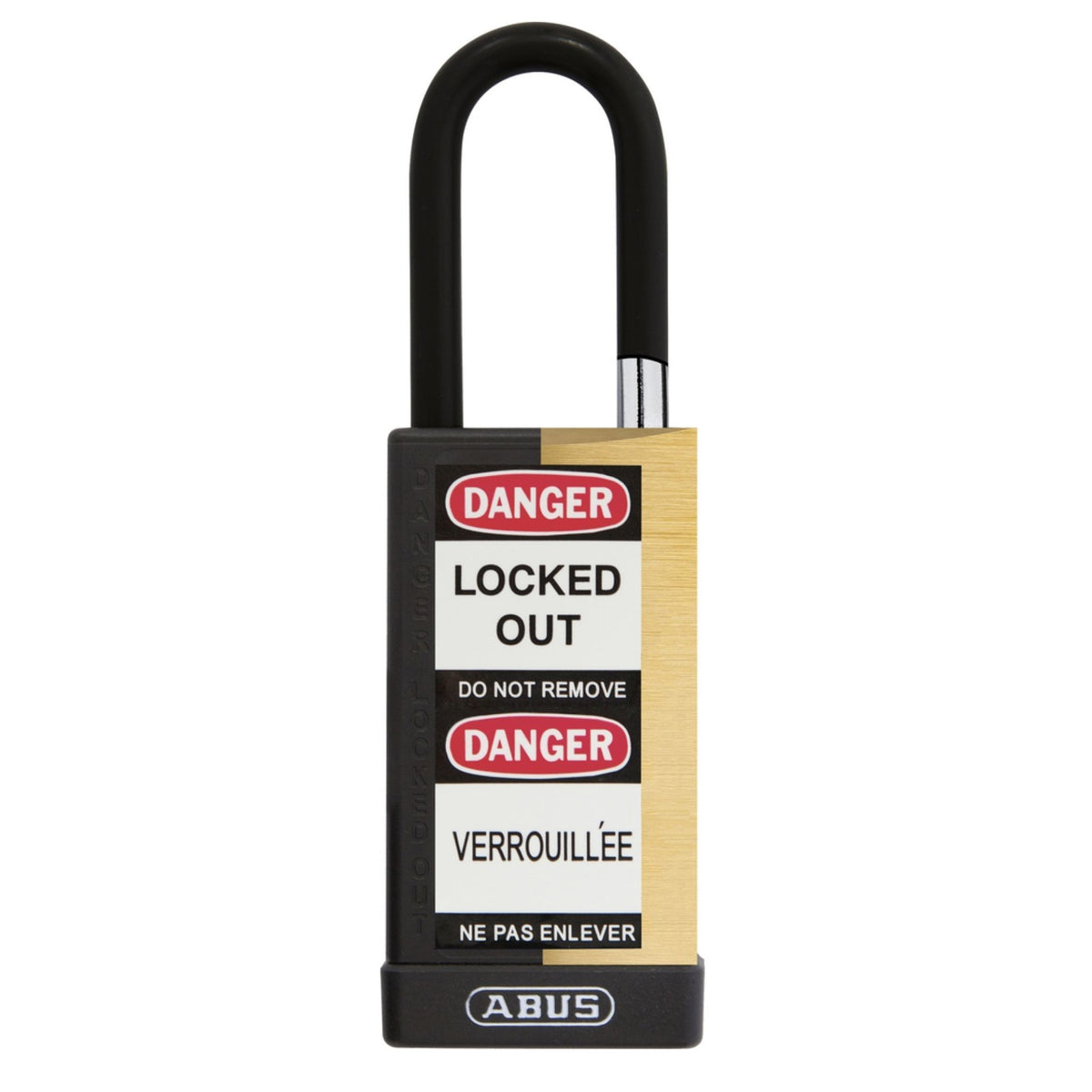 Abus 74MLB/40 KDX6 Black Insulated Safety Padlock, Set-of-6 Locks - The Lock Source