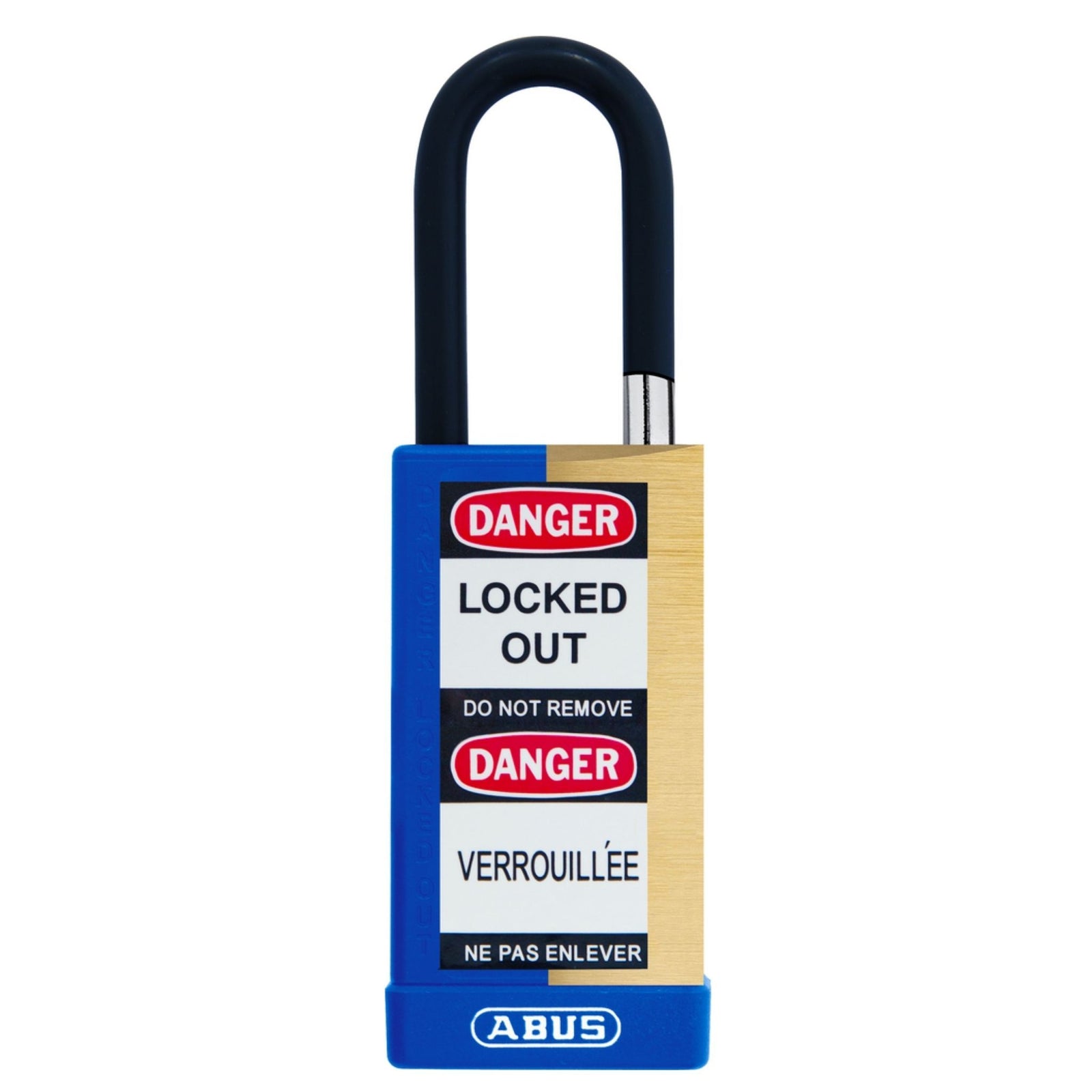 Abus 74MLB/40 KDX6 Blue Insulated Safety Padlock, Set-of-6 Locks - The Lock Source