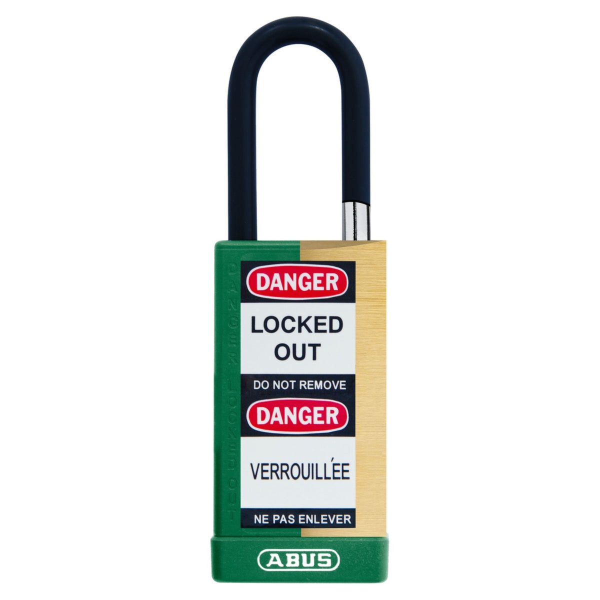 Abus 74MLB/40 KDX3 Green Insulated Safety Padlock, Set-of-3 Locks - The Lock Source