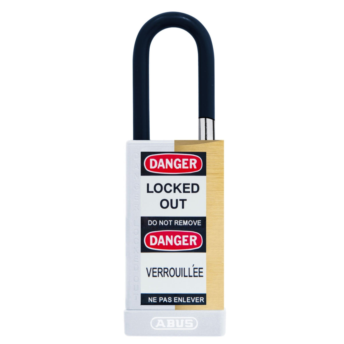 Abus 74MLB/40 KDX3 White Insulated Safety Padlock, Set-of-3 Locks - The Lock Source